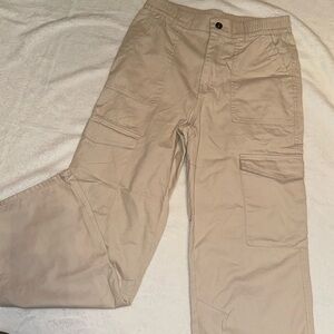 Ambiance Apparel Khaki Cargo Pants